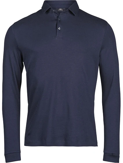 TJ 1442 Pima polo s dlouhým rukávem model 22464899 navy - Tee Jays TJ 1442 Pima polo s dlouhým rukávem model 22464899 navy - Tee Jays