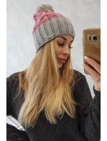 Paris fleecová čepice K212 tmavě model 18750057 - K-Fashion Paris fleecová čepice K212 tmavě model 18750057 - K-Fashion