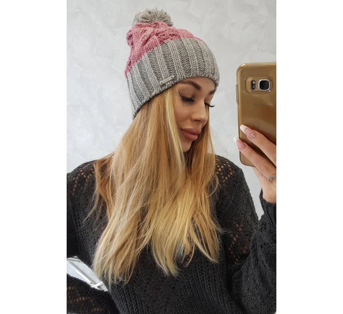 Paris fleecová čepice K212 tmavě model 18750057 - K-Fashion Paris fleecová čepice K212 tmavě model 18750057 - K-Fashion