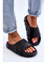 Dámské lehké pěnové pantofle Big Star LL274594 Černé