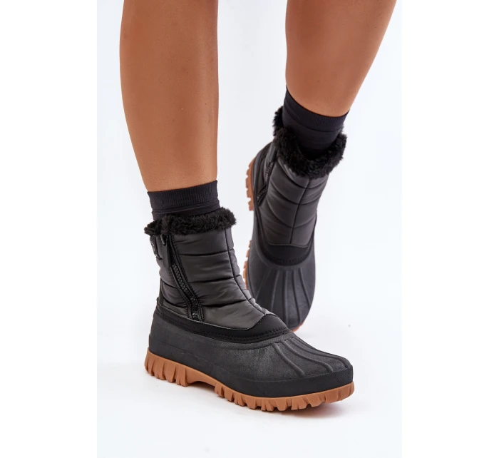 Dámské Sněhule Zateplené Kožešinou Na  Černé model 21676953 - Lee Cooper