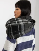 Tunelová šála AT KM 1402.20 černobílá