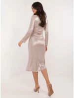 Sukienka DHJ SK model 20619208 beżowy - FPrice