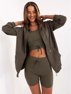 komplet damski basic khaki model 21224465 - Factory Price