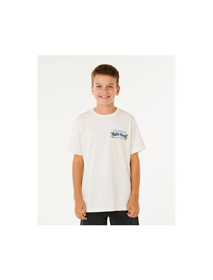Chlapecké tričko RIP CURL Rip Curl Pro 26 Tee – Boys, bílé, dětské Chlapecké tričko RIP CURL Rip Curl Pro 26 Tee – Boys, bílé, dětské