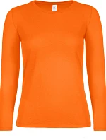 B&C #E150 LSL /women Dámské tričko s dlouhým rukávem 01.006T orange