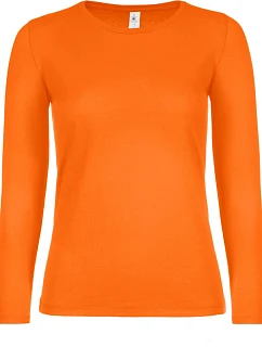B&C #E150 LSL /women Dámské tričko s dlouhým rukávem 01.006T orange