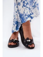 Dámské Sandály S Dekorativním Černé model 21691852 - Boto Dámské Sandály S Dekorativním Černé model 21691852 - Boto