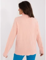 Sweter AT SW brzoskwiniowy model 20459085 - FPrice Sweter AT SW brzoskwiniowy model 20459085 - FPrice