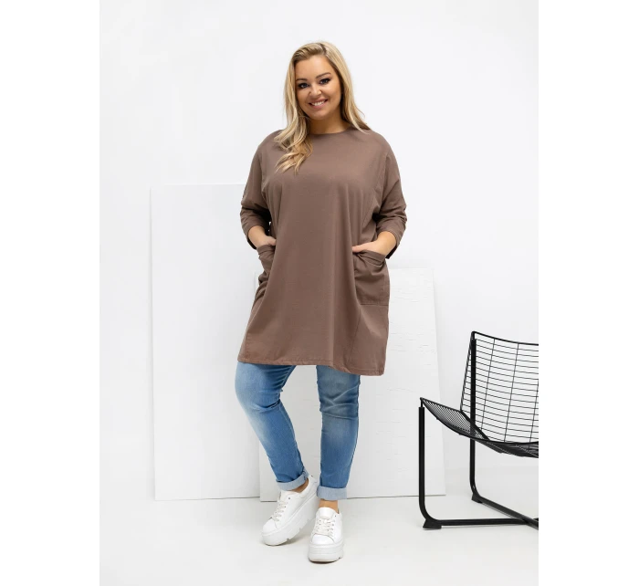 Halenka RV BZ A1076.00 tmavě lila Halenka RV BZ A1076.00 tmavě lila