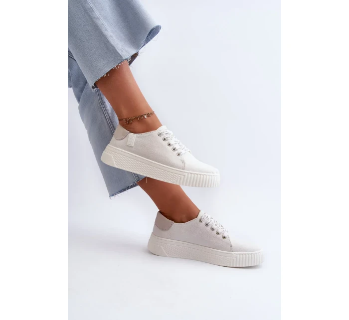 Dámské tenisky s paměťovou pěnou BIG STAR - bílé Dámské tenisky s paměťovou pěnou BIG STAR - bílé