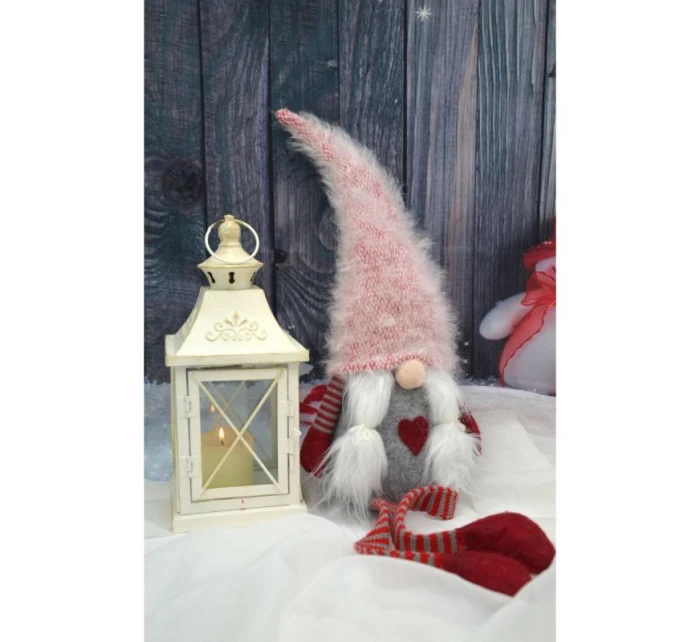 DÁMA TRPASLÍK S HUŇATÝM KLOBOUKEM 45+36CM