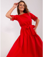Sukienka LK SK 507326.85 czerwony