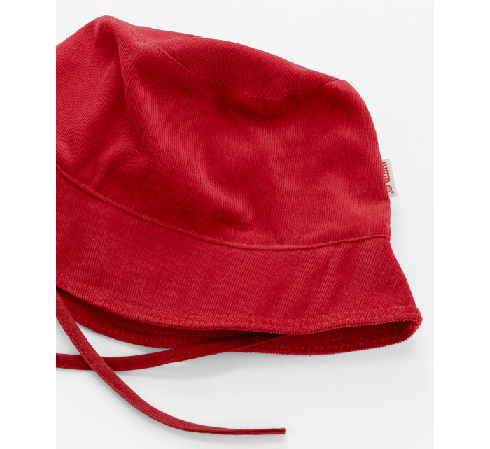 klobouk z manšestru 207 02 Red