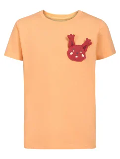 Dětské bavlněné triko nax NAX OMESO peach