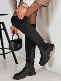 Dámské kozačky black Dstreet model 21982183 - FashionStreet