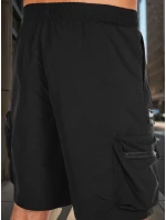Pánské látkové bojové šortky černé model 21988609 - Dstreet