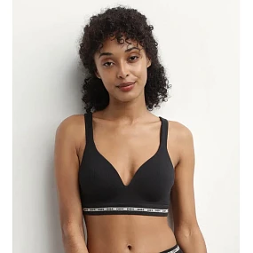 Dámská vyztužená podprsenka DIM ICONS PADDED SEAMLESS BRA - DIM - černá Dámská vyztužená podprsenka DIM ICONS PADDED SEAMLESS BRA - DIM - černá