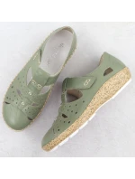 damskie na  zielone model 22033791 - Rieker