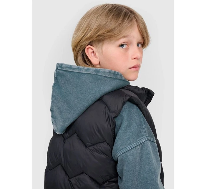 Chlapecké péřové tričko bez rukávů se syntetickou výplní 4F 4FJRAW25TVJAM325-20S