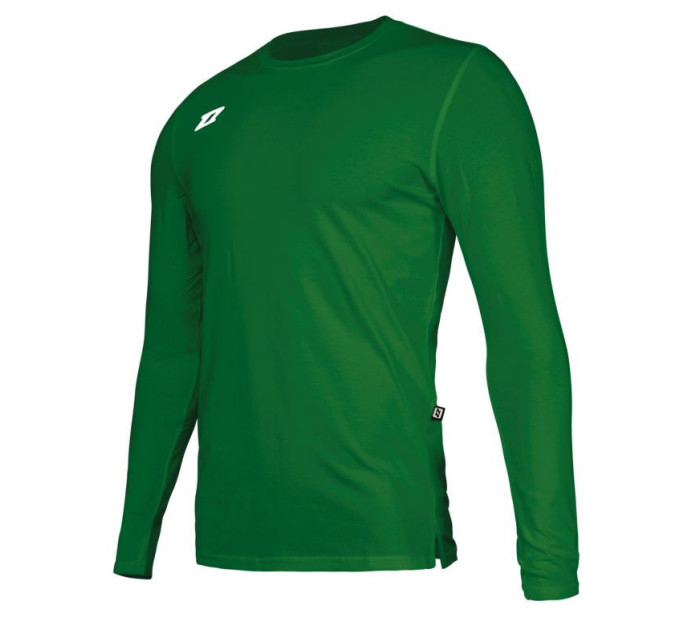 Pánské tričko s dlouhým rukávem M zelené  model 18364590 - Zina