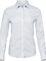 Tee Jays TJ 4025 Luxusní elastická halenka s dlouhým rukávem 18.4025 white