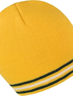 Result Headwear R 368X Pletená čepice s kontrastními pruhy 28.368X gold/green-white