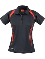 S Dámské piqué polo 29. black/red model 22426349 - Spiro