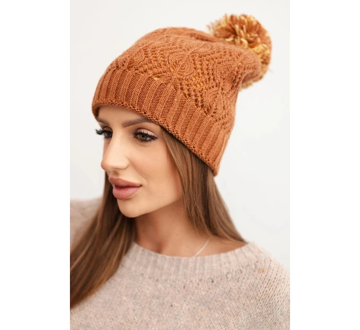 Fleecová čepice Marta K231 ecru