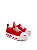 Dětské látkové tenisky BIG STAR KK374051 červená Dětské látkové tenisky BIG STAR KK374051 červená