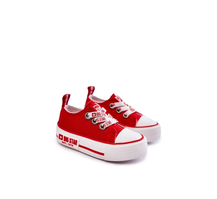 Dětské látkové tenisky BIG STAR KK374051 červená Dětské látkové tenisky BIG STAR KK374051 červená