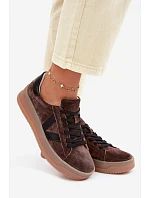 Dámské tenisky Vinceza 79597 na platformě hnědé Dámské tenisky Vinceza 79597 na platformě hnědé