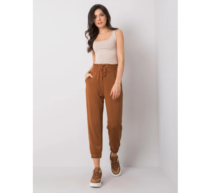 Tepláky 217 DR 25472.73 hnědá