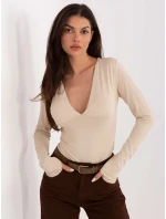 Bluzka IT BZ model 21776263 beżowy - FPrice Bluzka IT BZ model 21776263 beżowy - FPrice