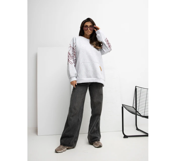 Mikina RV BL A1042.25 světle šedá Mikina RV BL A1042.25 světle šedá