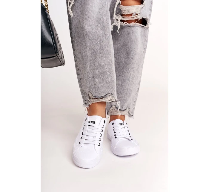 Dámské módní tenisky Big Star - bílé Dámské módní tenisky Big Star - bílé