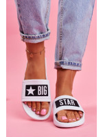 Dámské módní pantofle Big Star - bílé
