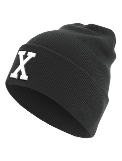 Pletená čepice na manžetě X