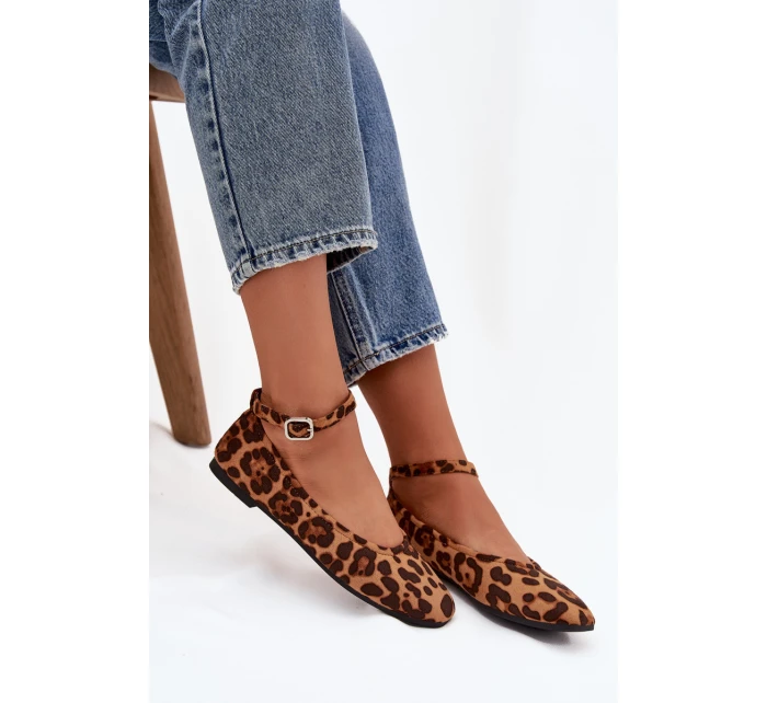 Dámské baleríny s páskem a přezkou – model 21834608 - Kesi Dámské baleríny s páskem a přezkou – model 21834608 - Kesi