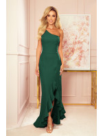 Dámské šaty model 18398600 tmavě zelené - numoco