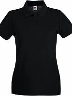 Fruit of the Loom Lady-Fit Premium Polo Dámské piqué polo 16.3030 black