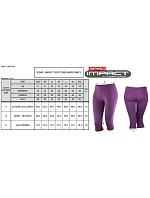 Spiro S 284F Dámské capri legíny 29.284F black Spiro S 284F Dámské capri legíny 29.284F black