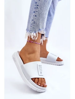 Dámské pantofle Big Star LL274428 Bílé