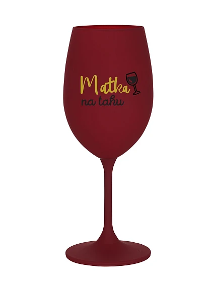 MATKA NA TAHU - bordó sklenice na víno 350 ml MATKA NA TAHU - bordó sklenice na víno 350 ml
