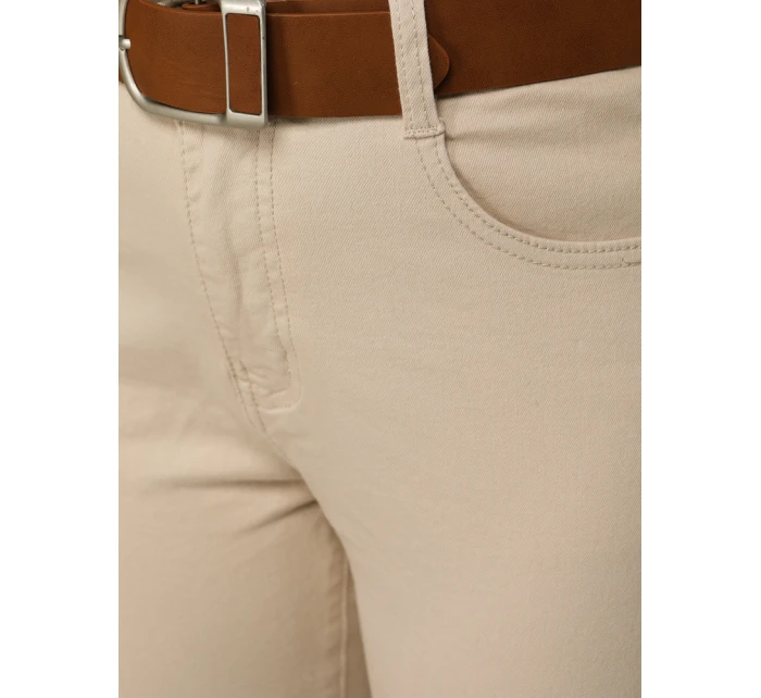 damskie mom fit z  beżowe model 22014084 - FashionStreet