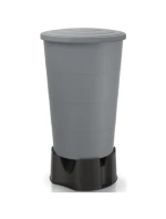 Nádrž na dešťovou vodu SMOOTH 160L SMOOTH GRAY dětské