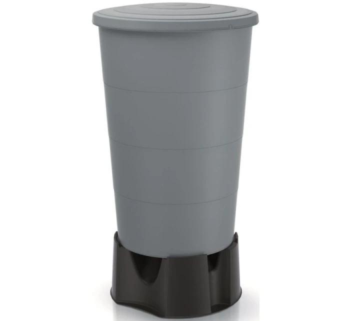 Nádrž na dešťovou vodu SMOOTH 160L SMOOTH GRAY dětské