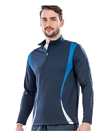 S Tréninkový top s zip s dlouhým rukávem 29. model 22426440 - Spiro