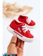 Dětské nízké tenisky Big Star model 21577003 Červená - Big Star Shoes Dětské nízké tenisky Big Star model 21577003 Červená - Big Star Shoes