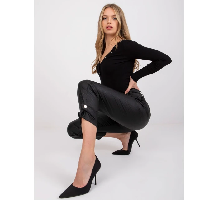 Spodnie DHJ SP model 20961819 czarny - FPrice Spodnie DHJ SP model 20961819 czarny - FPrice